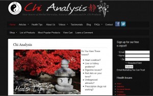Chi Analysis Website